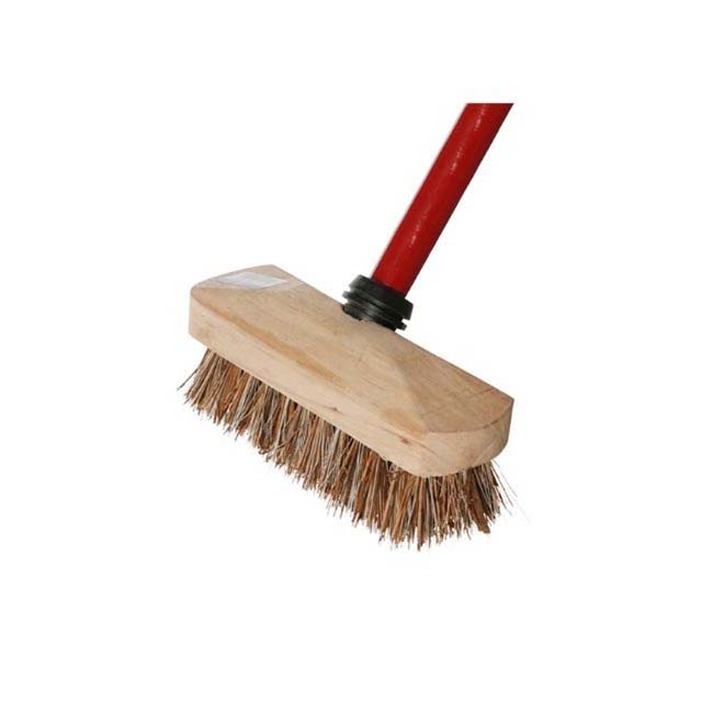 DOSCO DECK SCRUB BRUSH WITH METAL HANDLE AND SOCKET